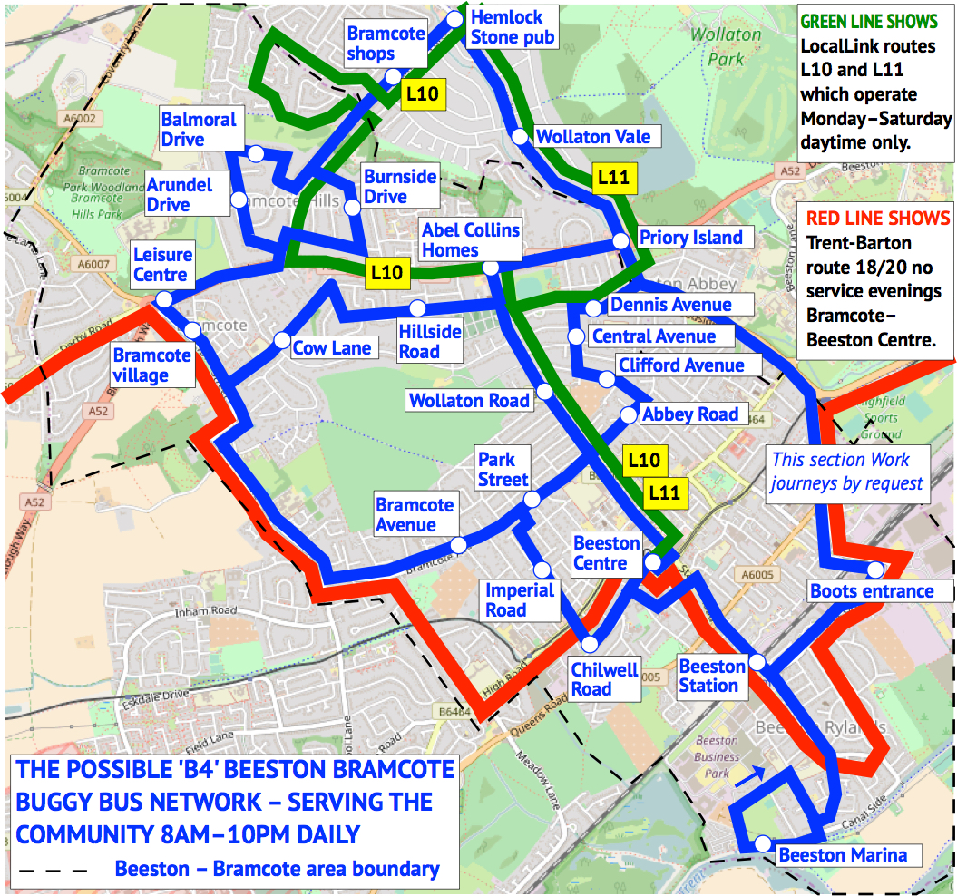 Beeston Week Hail the Beeston Bramcote Buggy Bus (mobility scooters