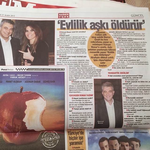 Yaşamın Tatları: Röportajım Habertürk'te! ;)