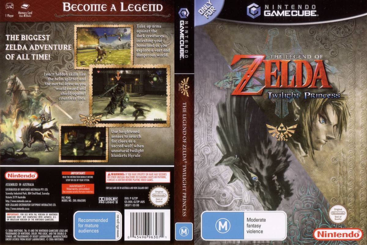 The Legend of Zelda Twilight Princess PTBR (GAMECUBE)
