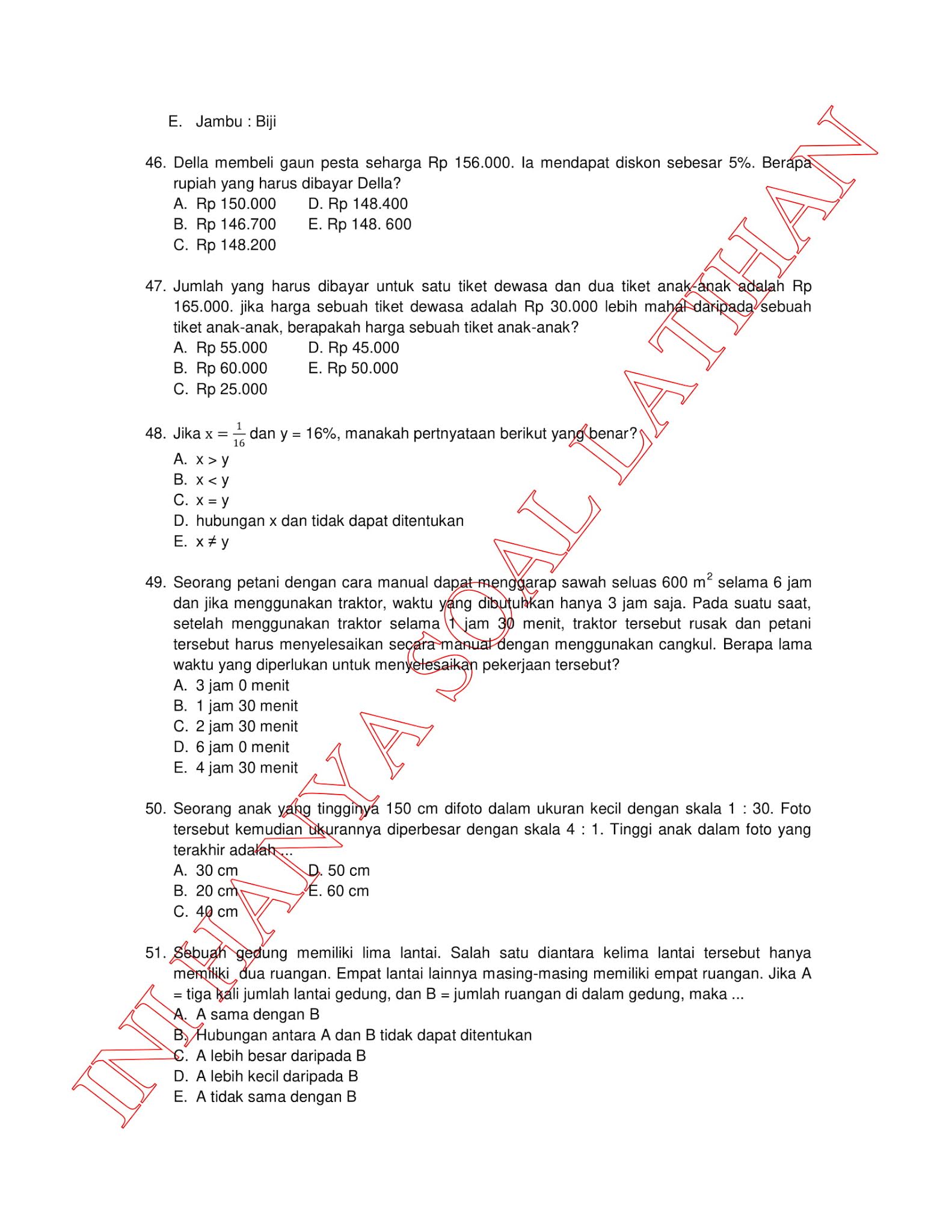 300+ Latihan Soal Tes CPNS SKD (TWK TIU TKP) 2021 + Kunci