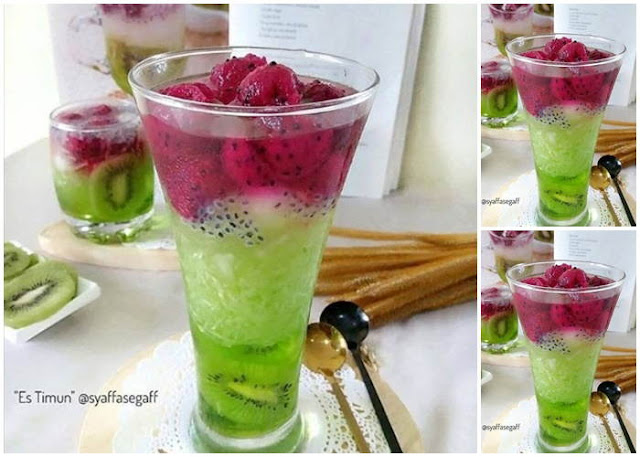 Resep Es Timun SegarCantik Perpaduannya dengan Buah Naga