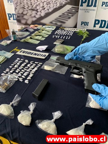 PDI desarticula banda dedicada al microtráfico de drogas en Osorno