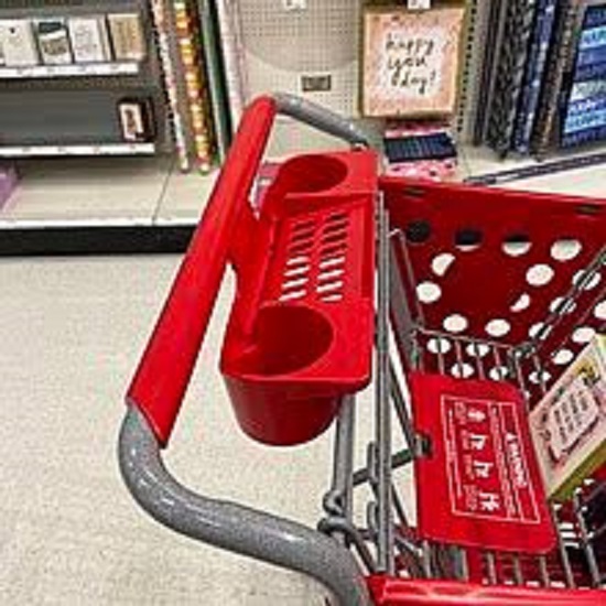 Carts have cup holders ~