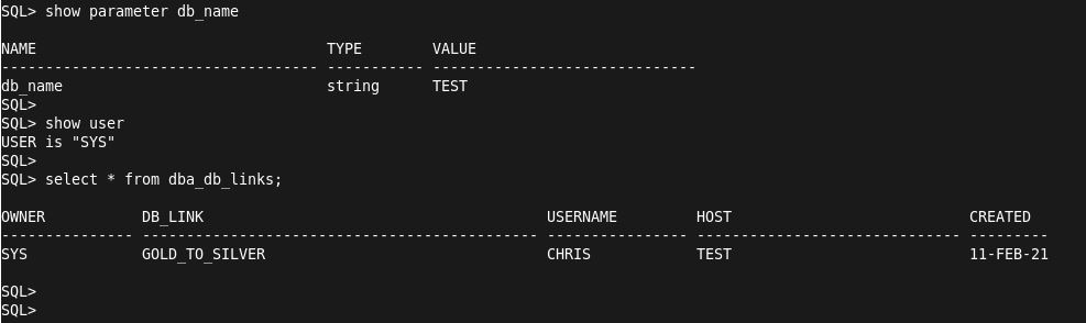Oracle Info Hub Query To Find Database Links db Links And It s DDLs 