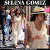 Selena Gomez in yellow cotton maxi dress in Capri on July 23
