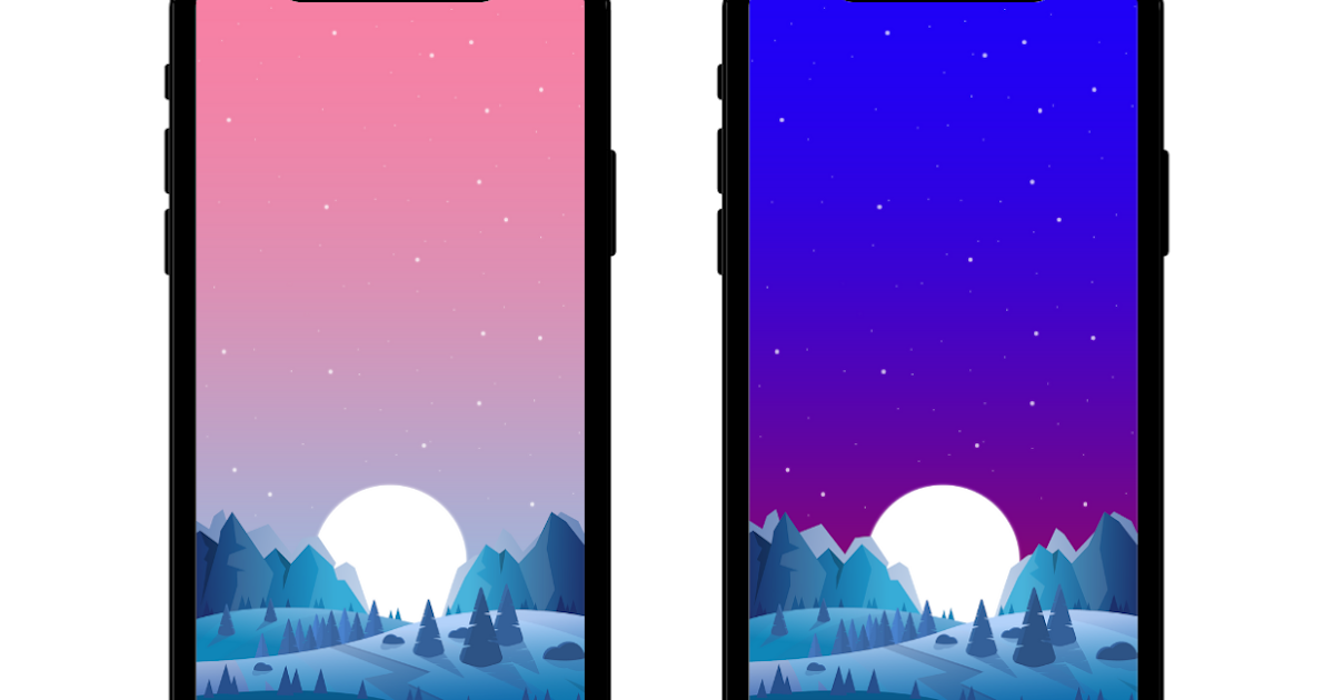 Cool iphone wallpaper - Landscape moon night | WallpaperiZe - Phone