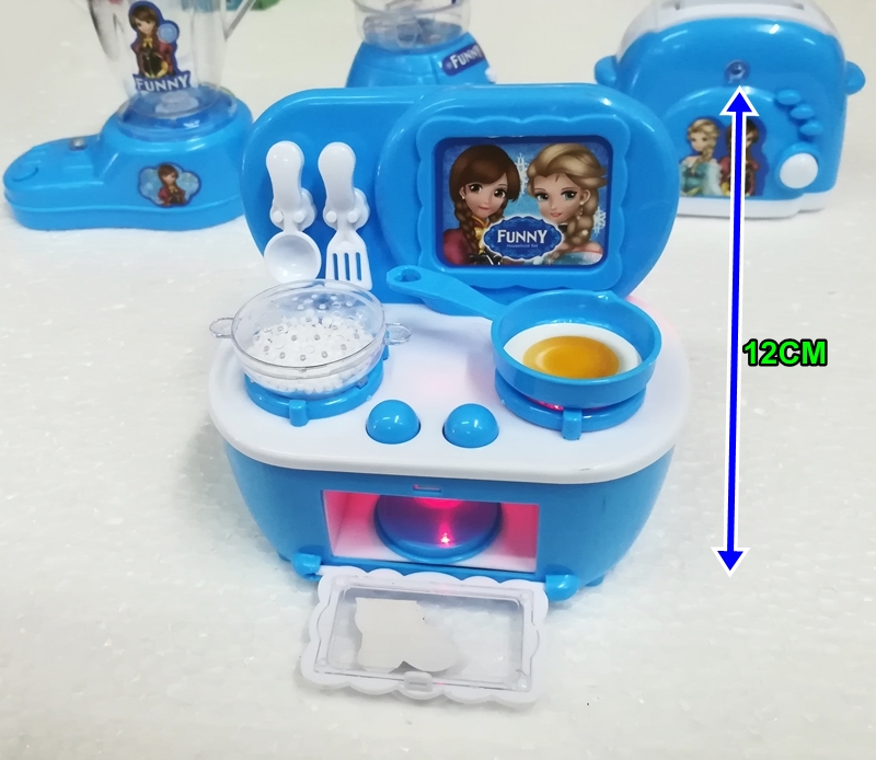 BongBongIdea TOY BLENDER TOASTER STOVE OVEN WATER DISPENSER 4 PCS SET