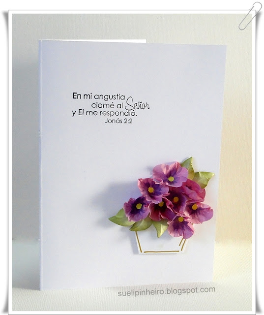 Tarjeta con flores