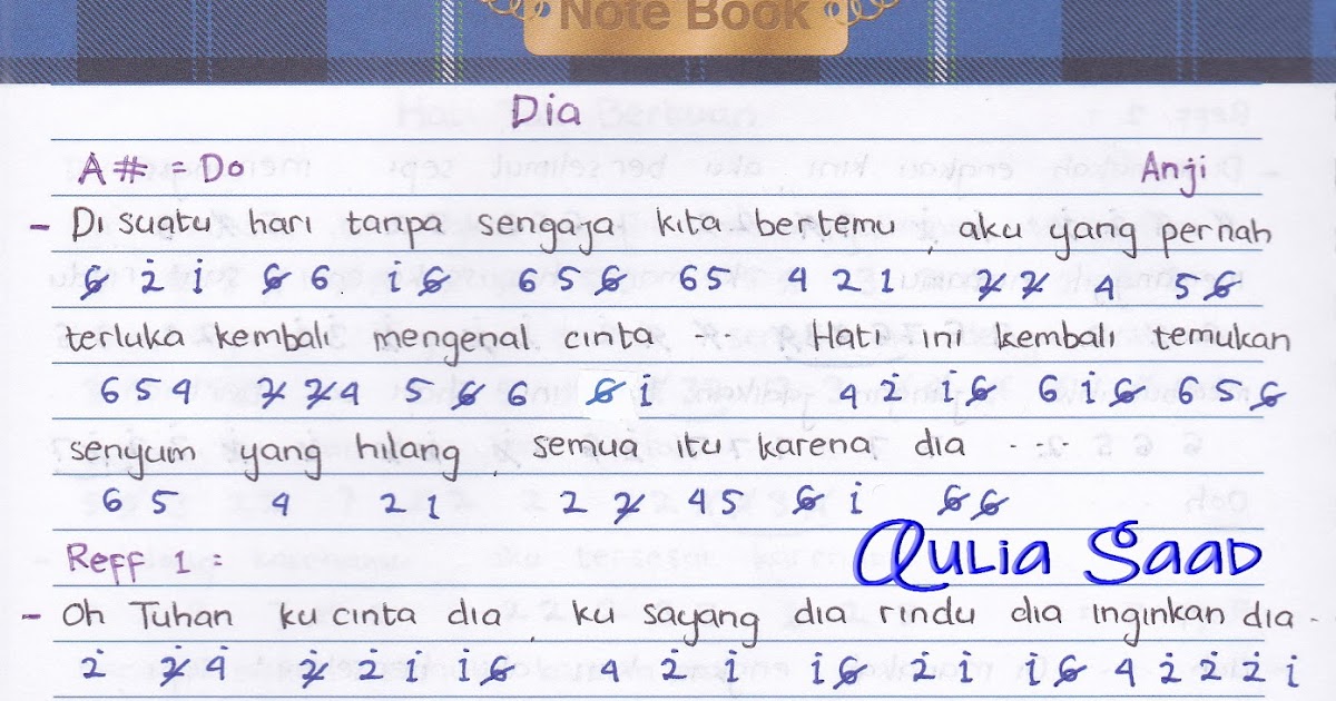 Lirik Lagu Dan Kunci Gitar Anji