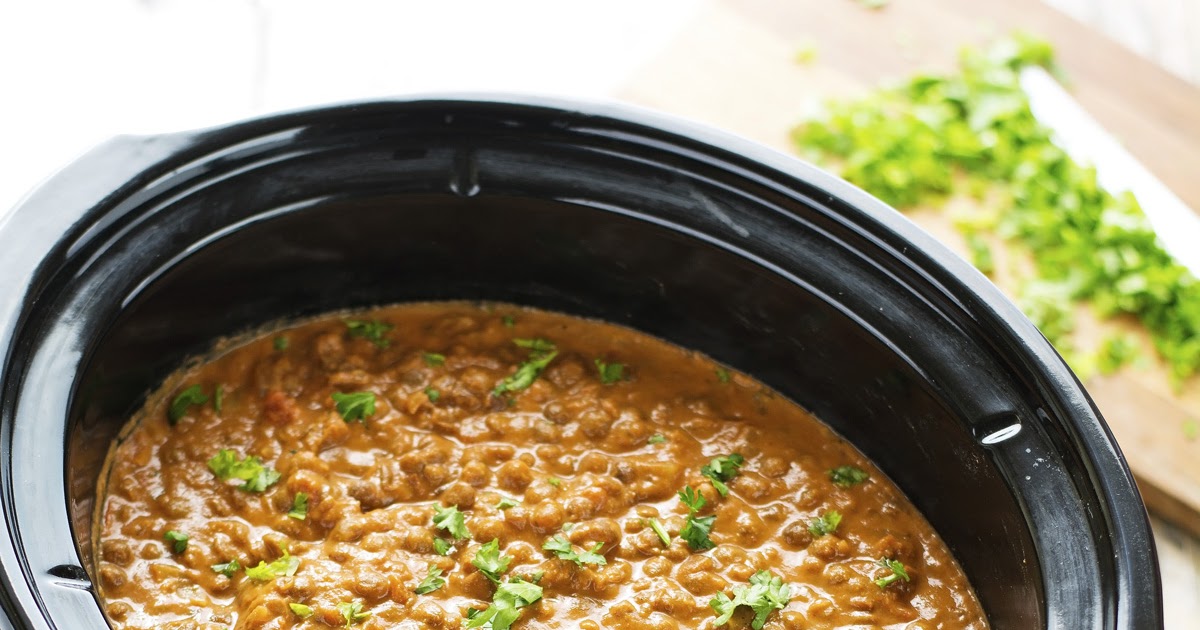 The Iron You (Vegan) Easy CrockPot Curry Lentils