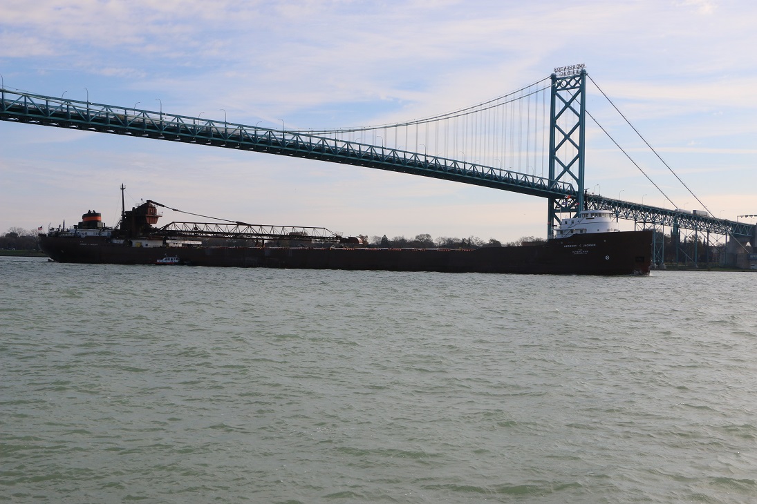 Michigan Exposures The Herbert C. Jackson Passes Riverside Park