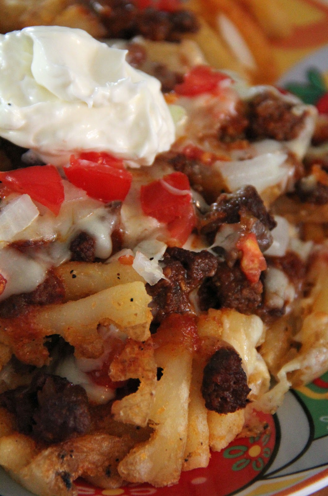 Jo and Sue Chili Nacho Waffle Fries