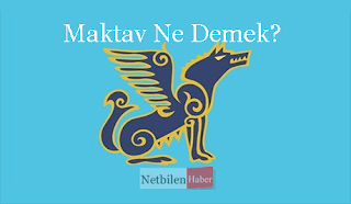 maktav ne demek