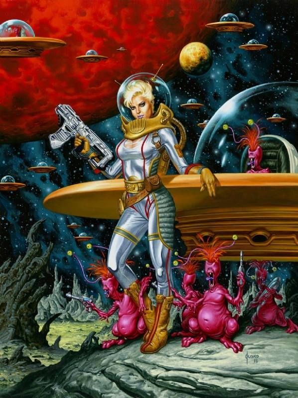 SciFi Vintage Art Fox Press™
