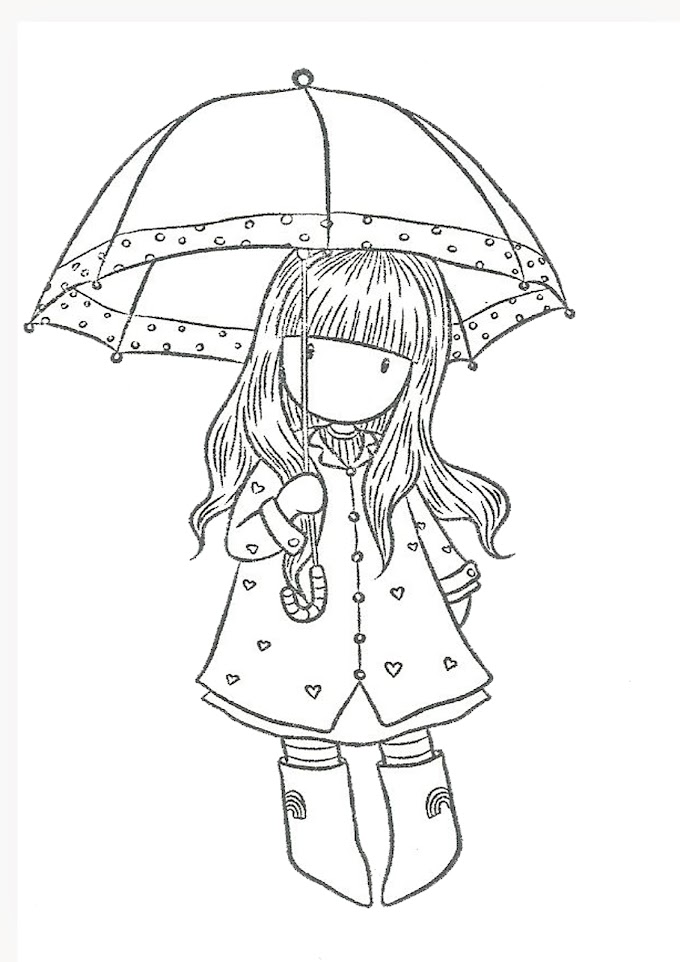 Desenhos lindos da Gorjuss para  colorir, pintar ou imprimir!