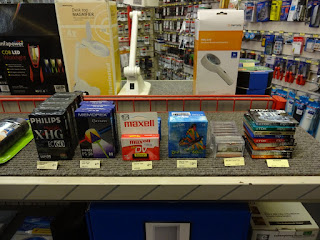 They stock a lot of formats of tape at RadioShack RadioShack in Lytham Saint Annes