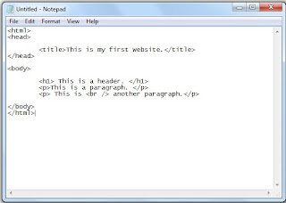 HTML Tutorial - Part - 2 ( create html page with Notepad ) ~ Selfstudy ...