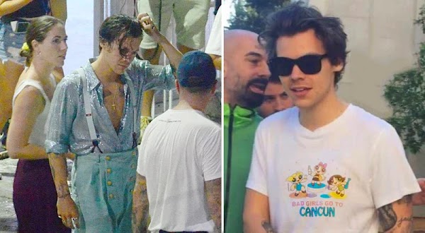 Harry Styles graba video en Cancún