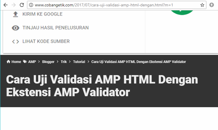 Memasang Gambar Animasi Pada Blog AMP HTML