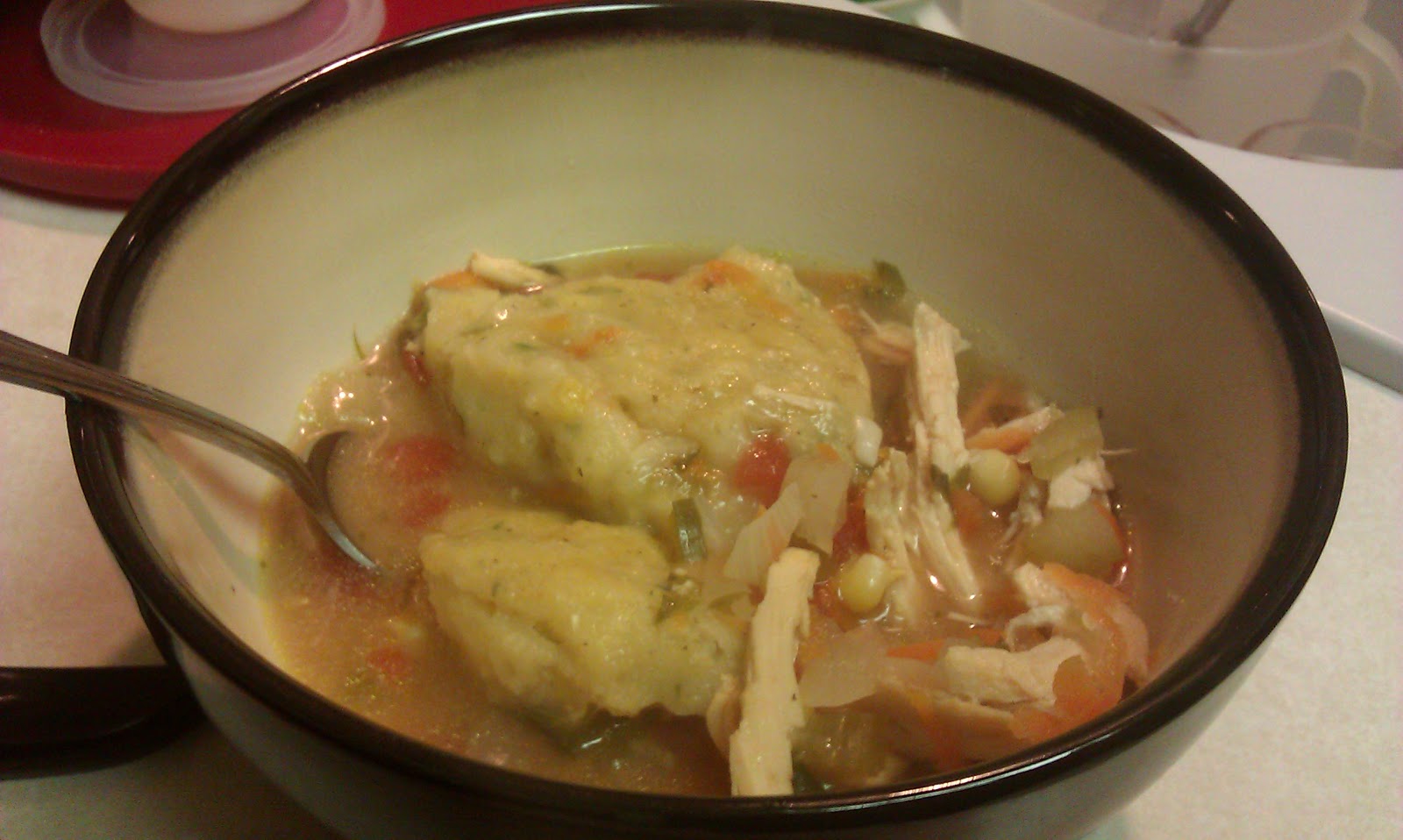 bcmom's kitchen: Crock Pot Tex-Mex Chicken and Dumplings