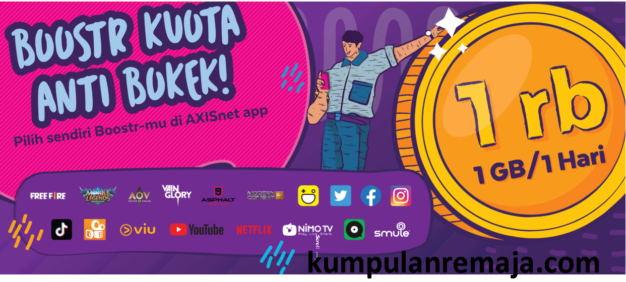 Daftar Harga Paket Boostr Axis Terbaru Kumpulan Remaja