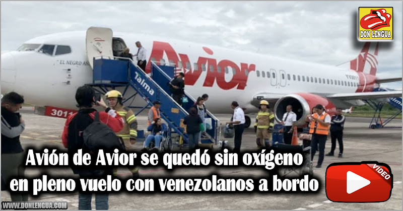 Avión de Avior se quedó sin oxígeno en pleno vuelo con venezolanos a bordo