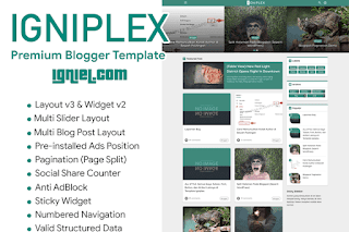 IgniPleex v2.6 Premium Blogger Template