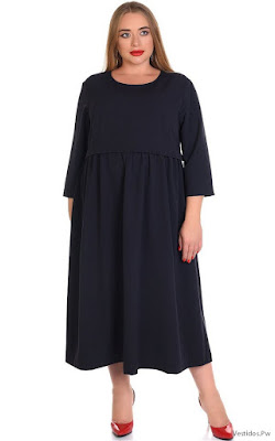Vestidos Azules para Gorditas Vestidos Azules para Gorditas
