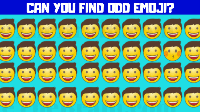 Odd One Out Picture Puzzles: Emoji Challenge for Kids