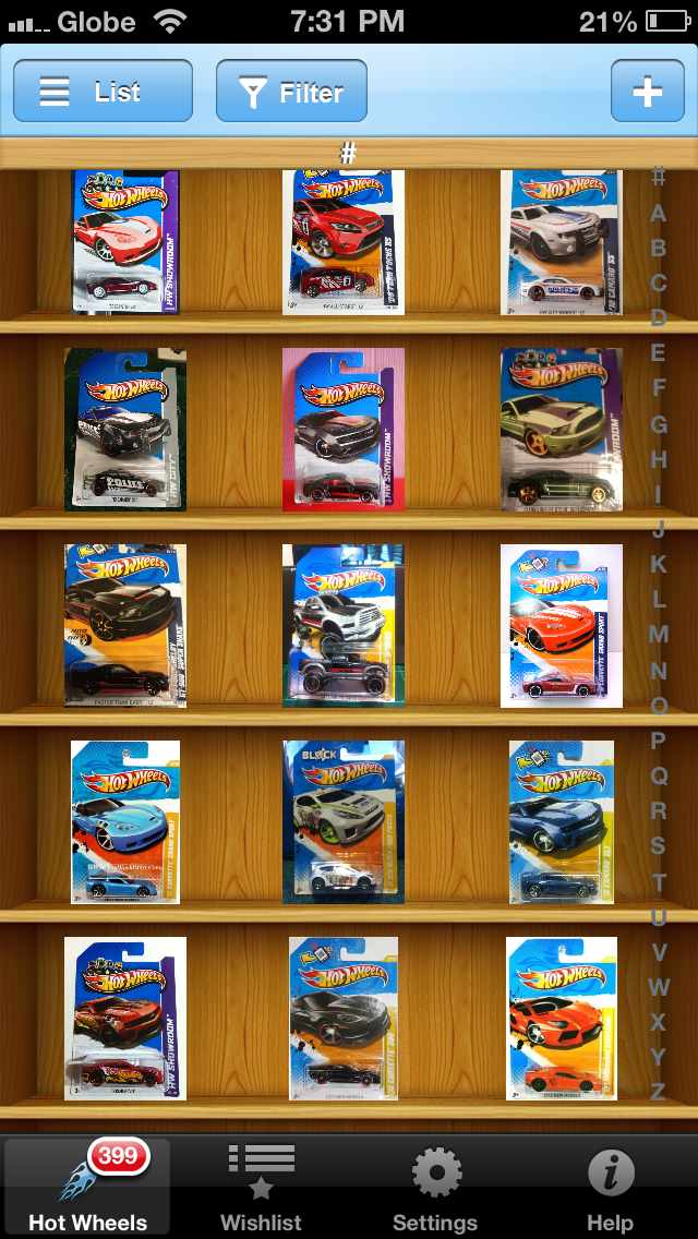 Zeon's Toy Chest Hot Wheels Collector App for Iphone/Android
