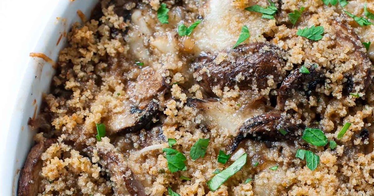 STUFFED MUSHROOM CASSEROLE EASYRECIPES VEGAN SafeFood