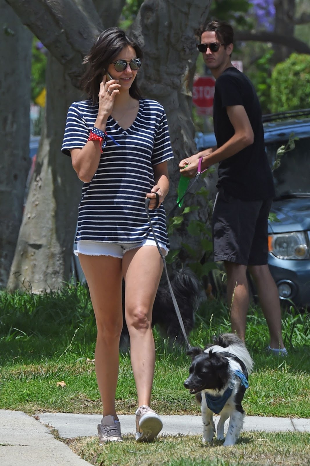 니나 도브레브) Walks Her Dog Maverick in LA 07012018 - 웨스트(WEST) 카테고리