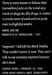 corpse surrealism dahlia