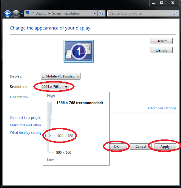 Laptop Problem Black Bar On left and Right of screen Games not full