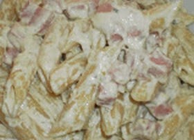 pasta alla panna e pancetta