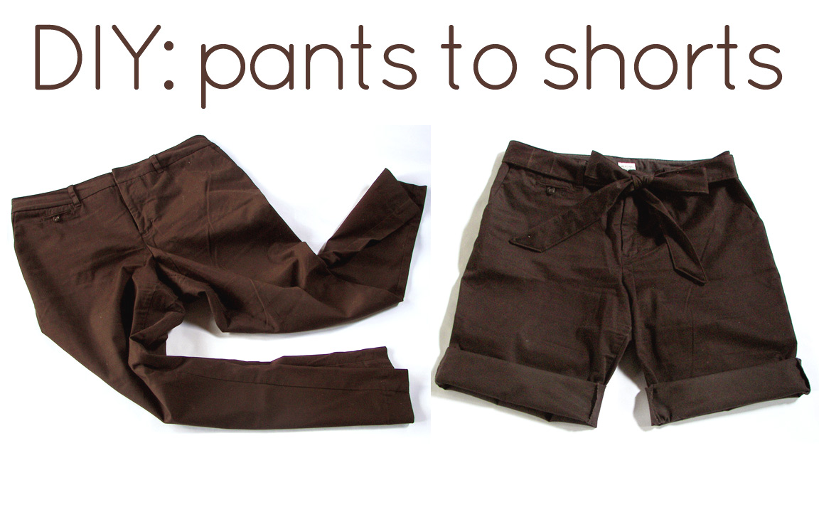 DIY Pants to Shorts. Tutorial