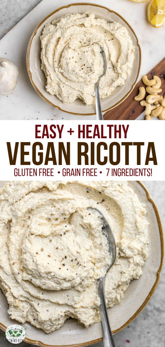 Vegan Ricotta Cheese dessert recipes diabetics