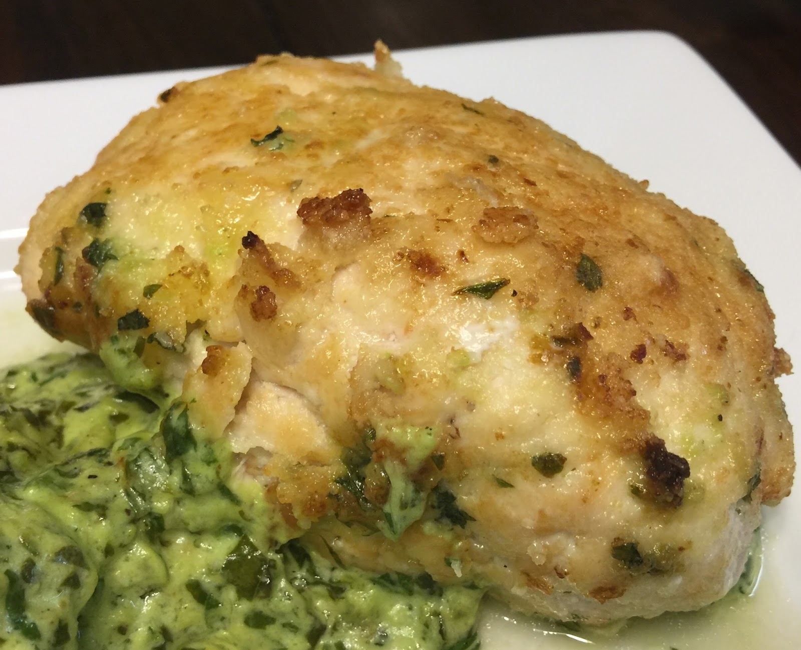 Cheesy Spinach Stuffed Chicken Breast