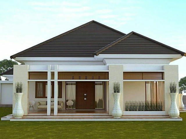 simple village house design picture