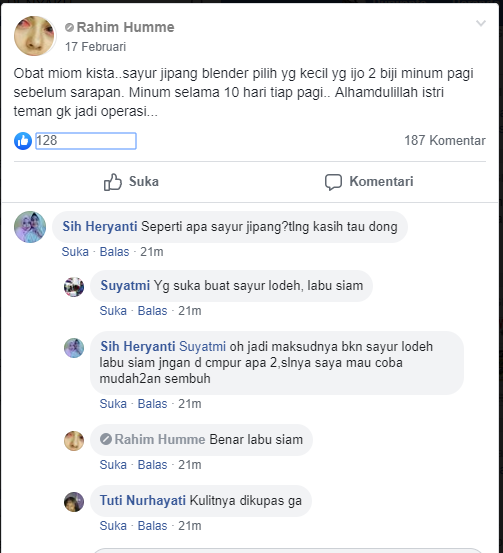 pengobatan miom secara alami tanpa operasi
