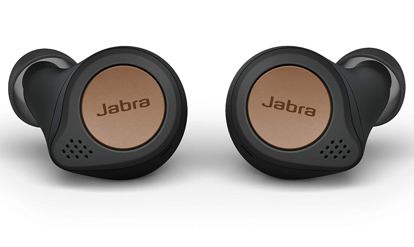 The Jabra Elite Active 75t True Wireless Bluetooth Earbuds, Copper Black