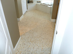 Pebble Mosaic Master Bathroom Floor