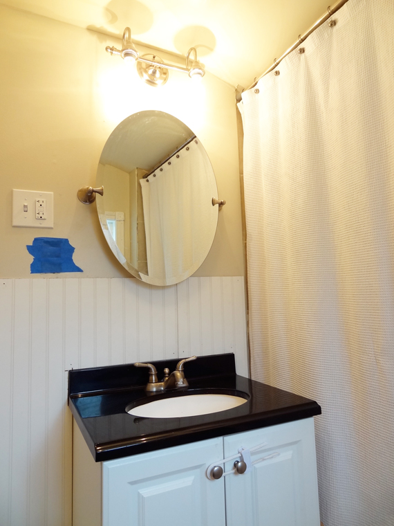 DIY // How To Install or Replace a Bathroom Vanity Light Revamp Homegoods