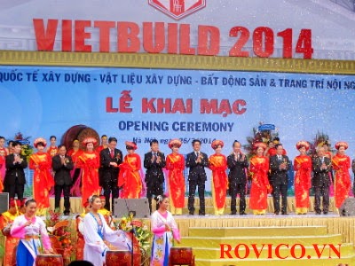 Khai mạc triển lãm VIETBUILD Hà Nội 2014