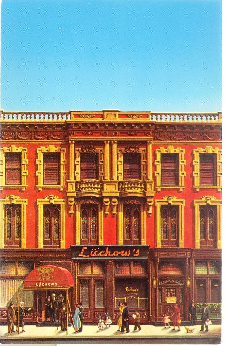 Daytonian in Manhattan A Landmark Lost Luchow's German Restaurant