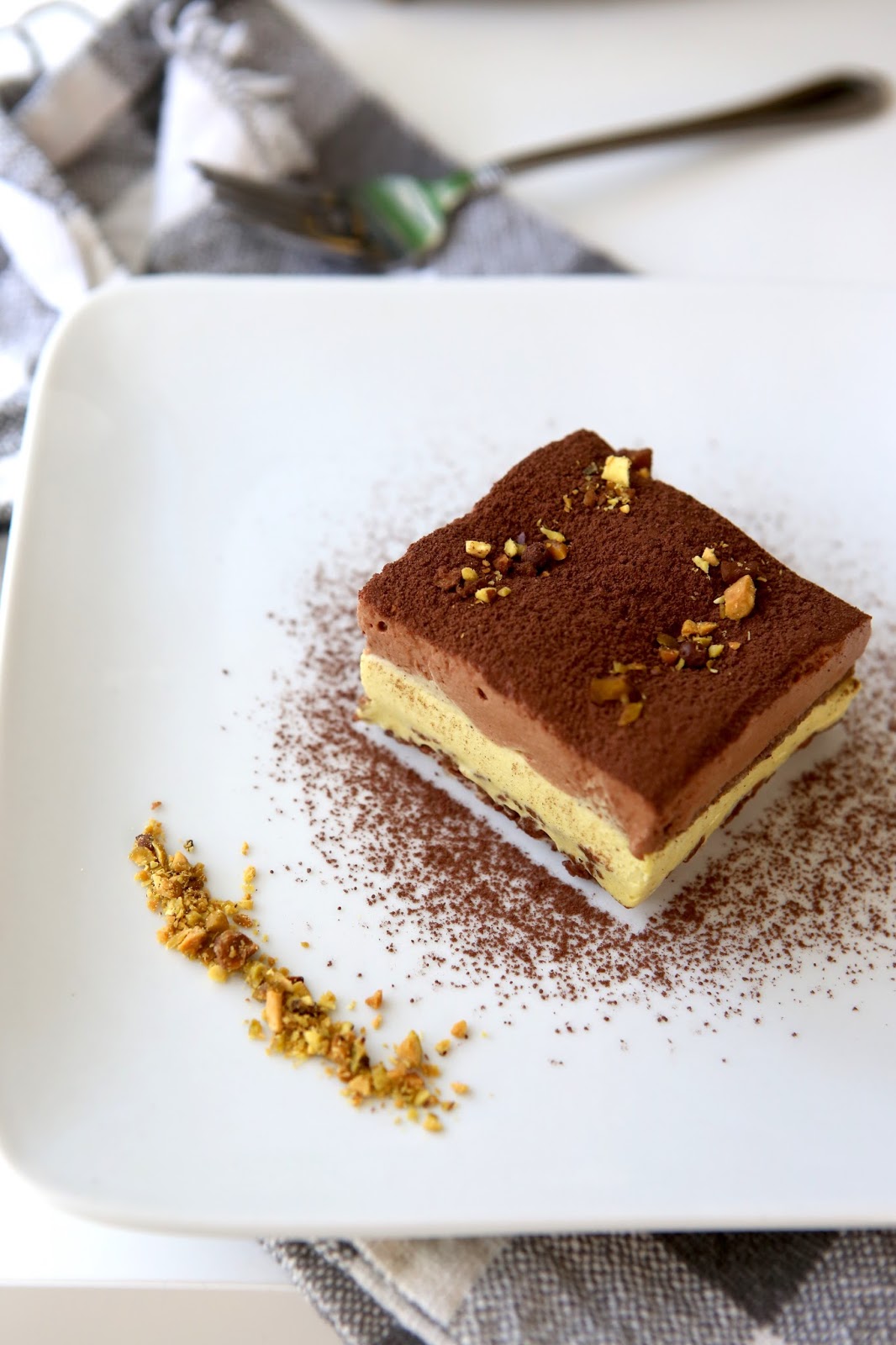 Gourmet Baking Pistache Noisette Entremet (Pistachio Hazelnut Entremet)