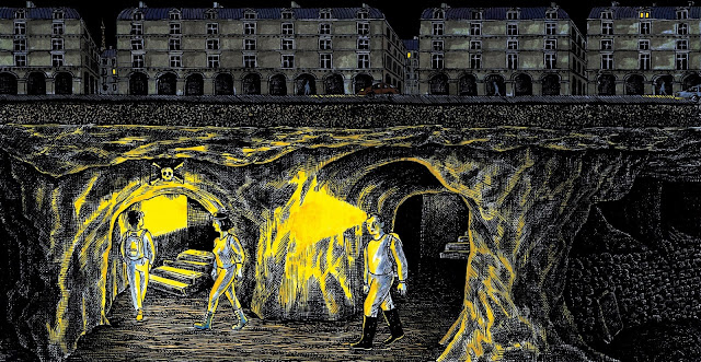 Paris Catacombs illustration