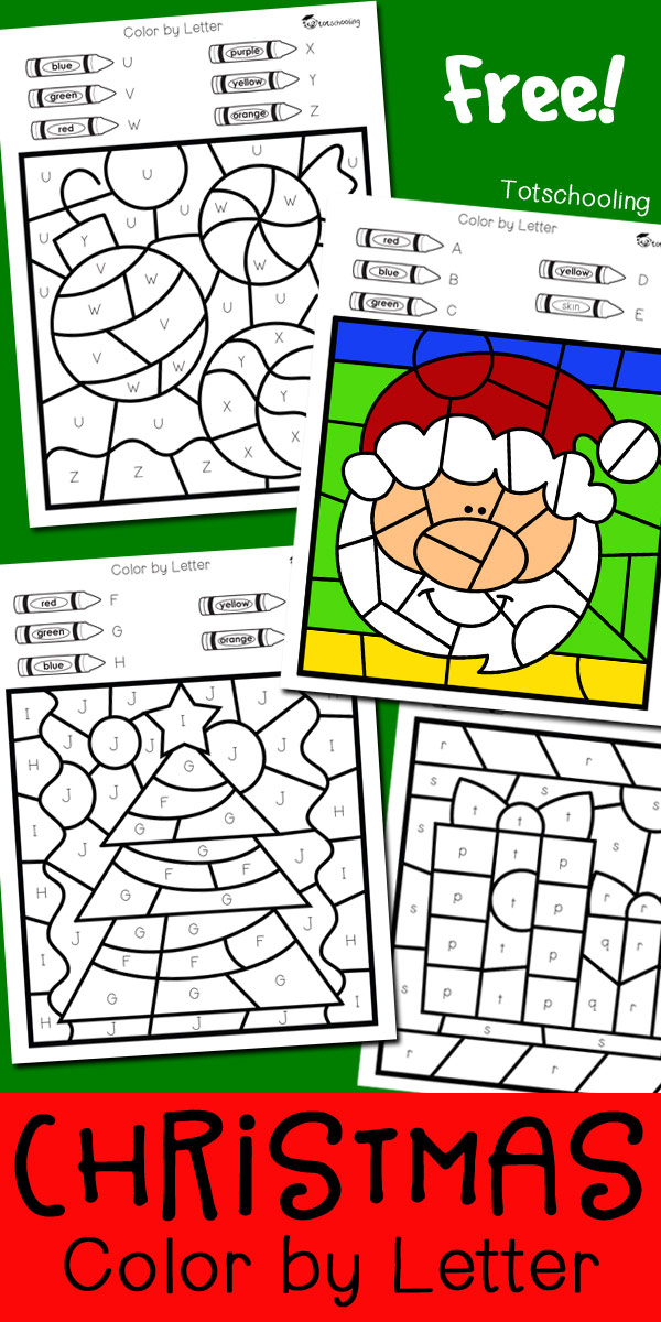 Preschool Christmas Gifts Workbook: Preschool Christmas Alphabet