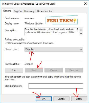 Disable windows 10 updates - Feri Tekno