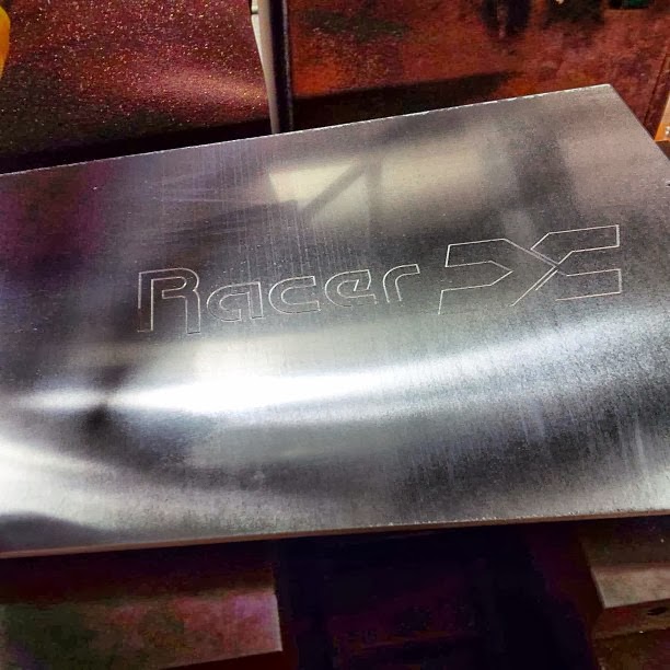 Racer X Fabrication Intake Plenums in Process